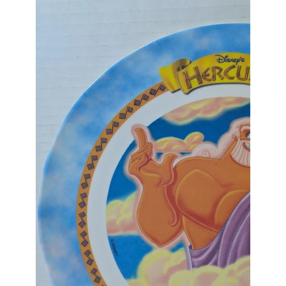 Vintage Disney Sun Coast Hercules Plate 1997 Vintage Promo 9.5